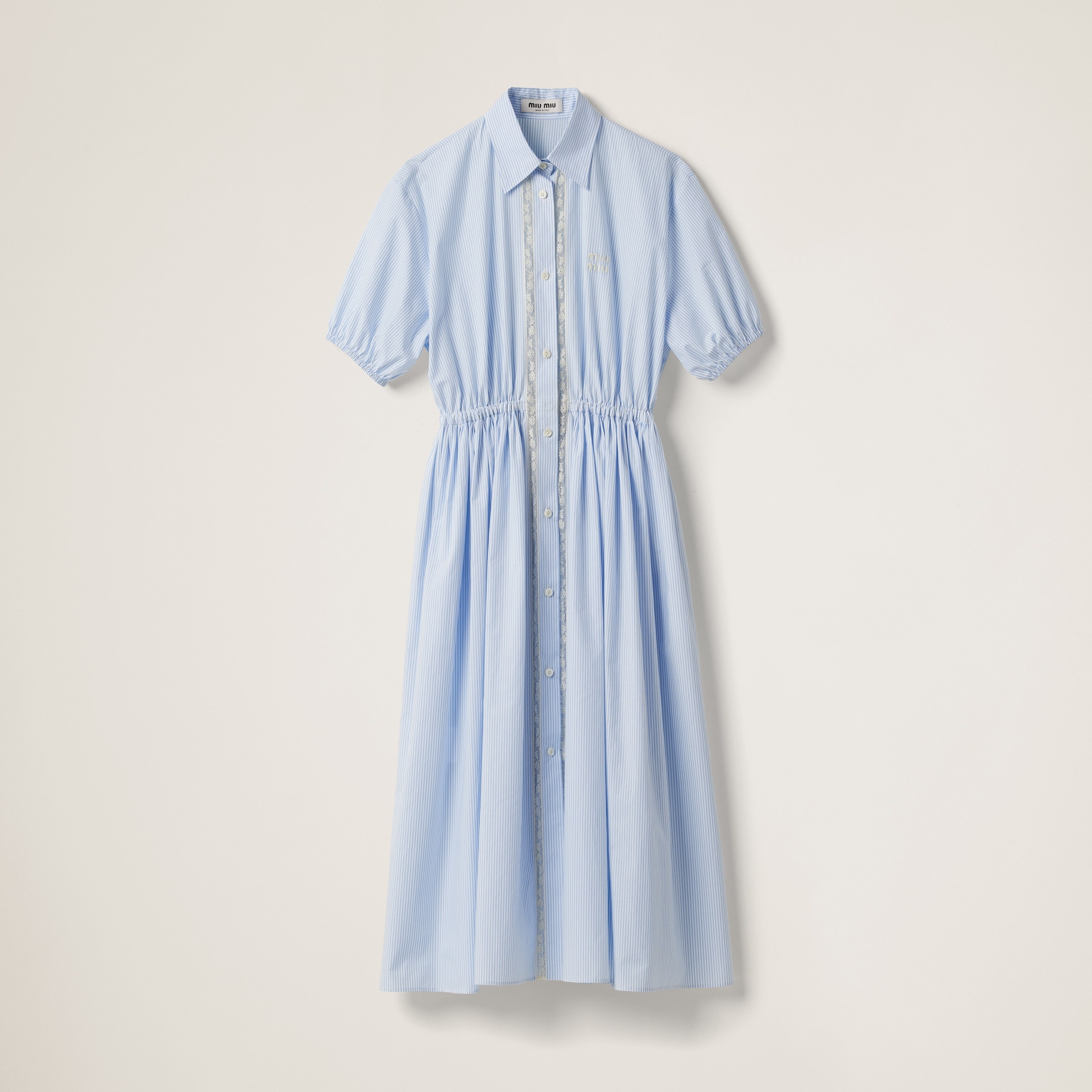 Poplin long dress - 1