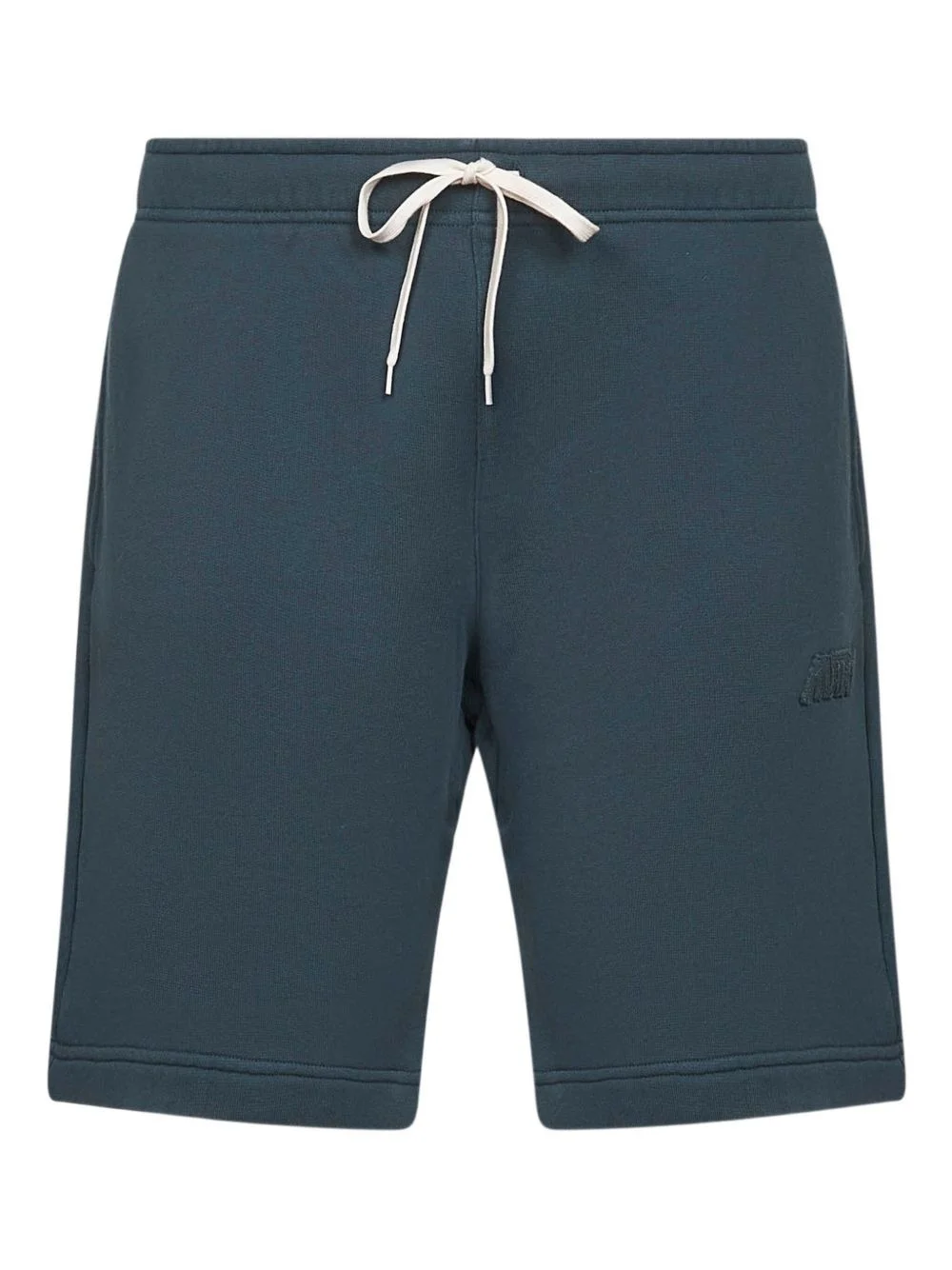 elasticated-waistband logo track shorts - 1