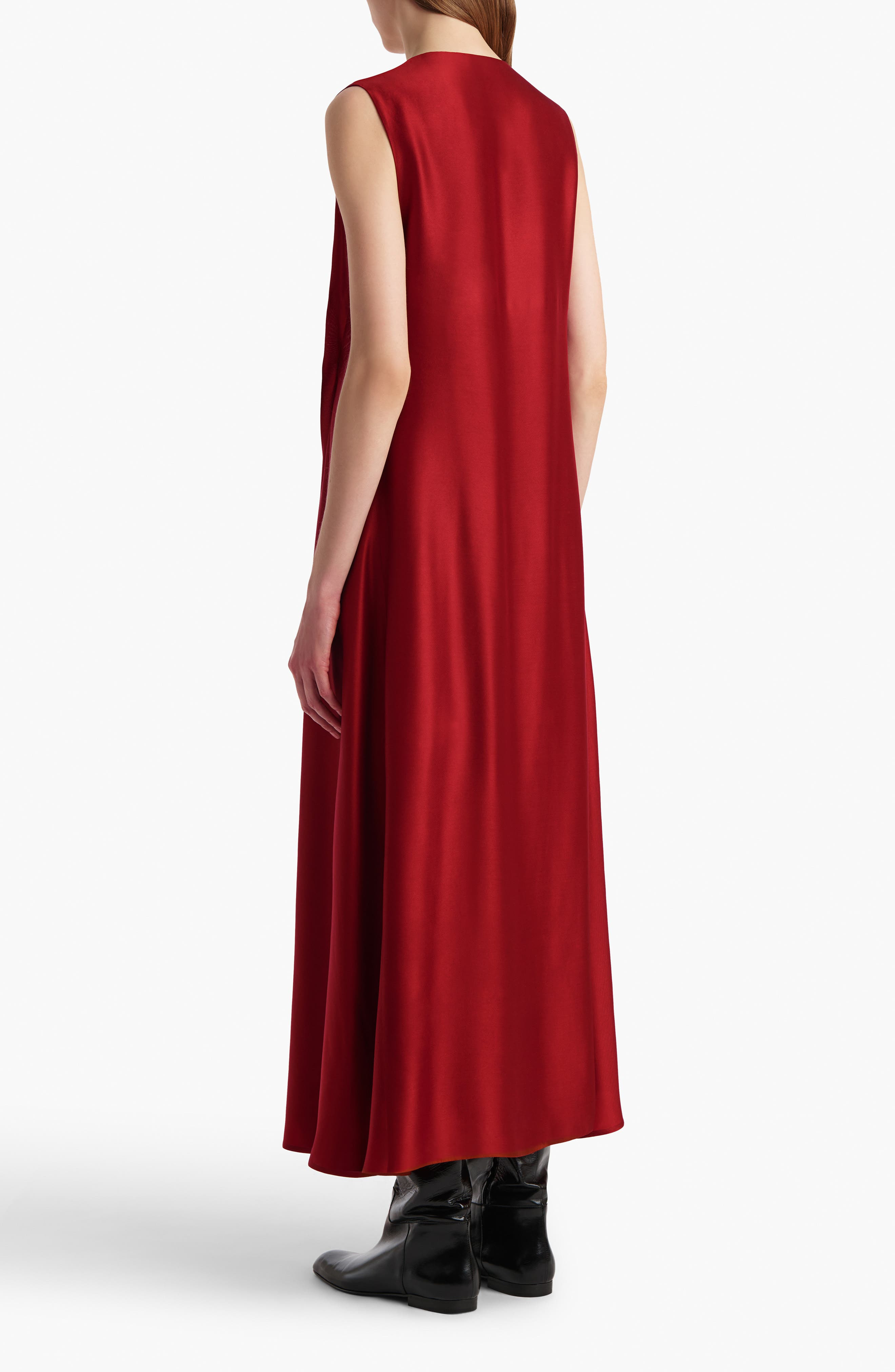 Khaite Syd Tank Dress in Crimson at Nordstrom - 2