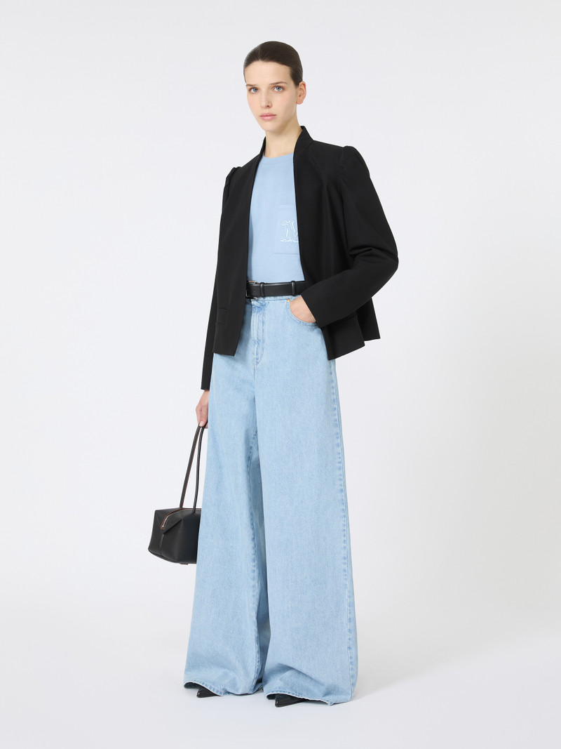 Max Mara PAPAIA Cotton jersey T-shirt outlook