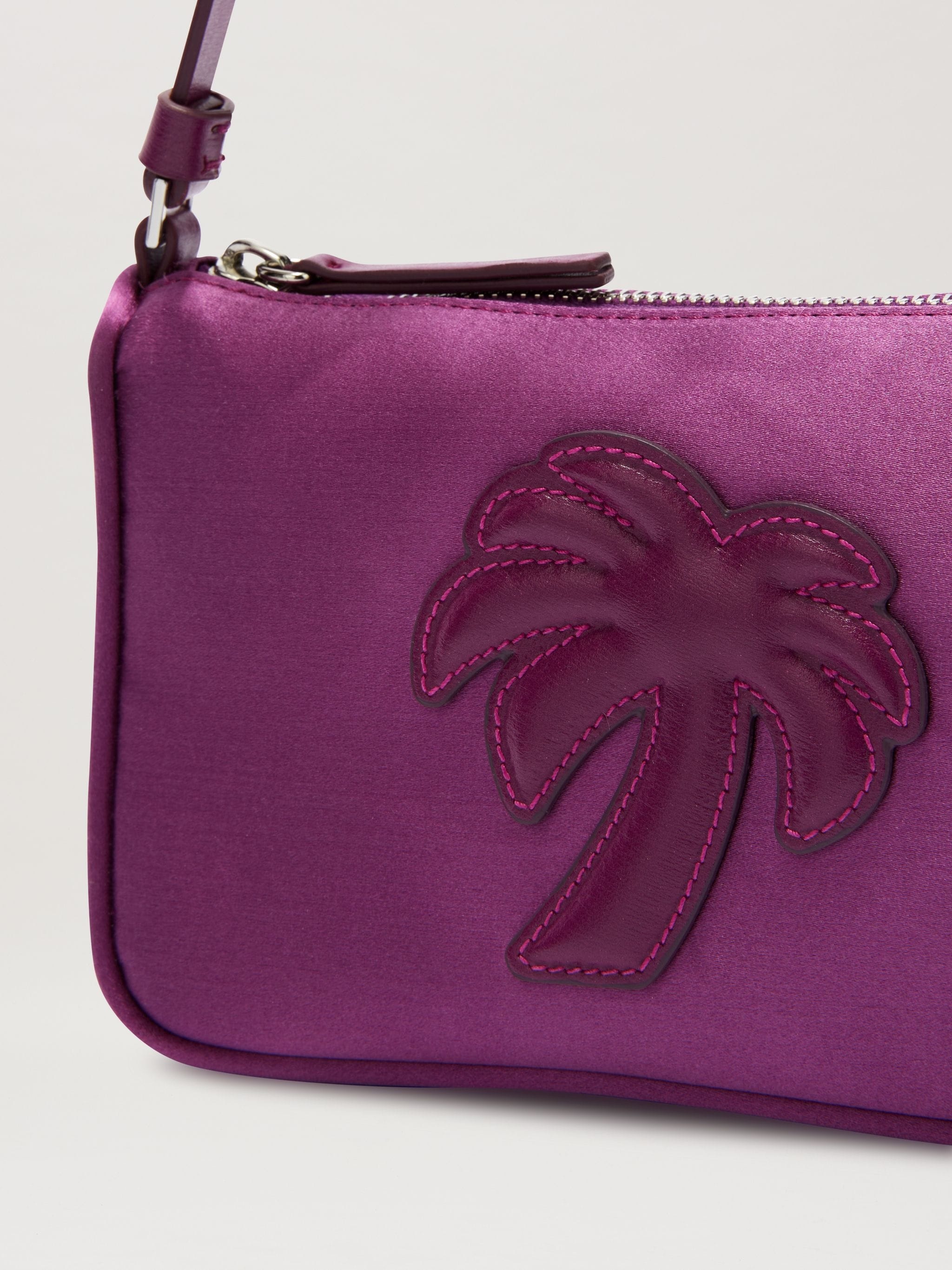 Satin Palm Shoulder Bag - 6