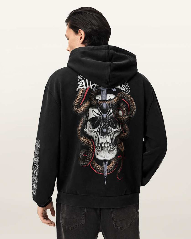 ARAKNID LONG SLEEVE COTTON HOODIE 8