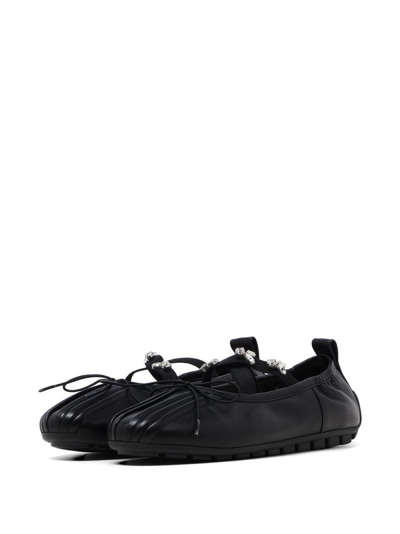 Simone Rocha embellished ballet flats outlook