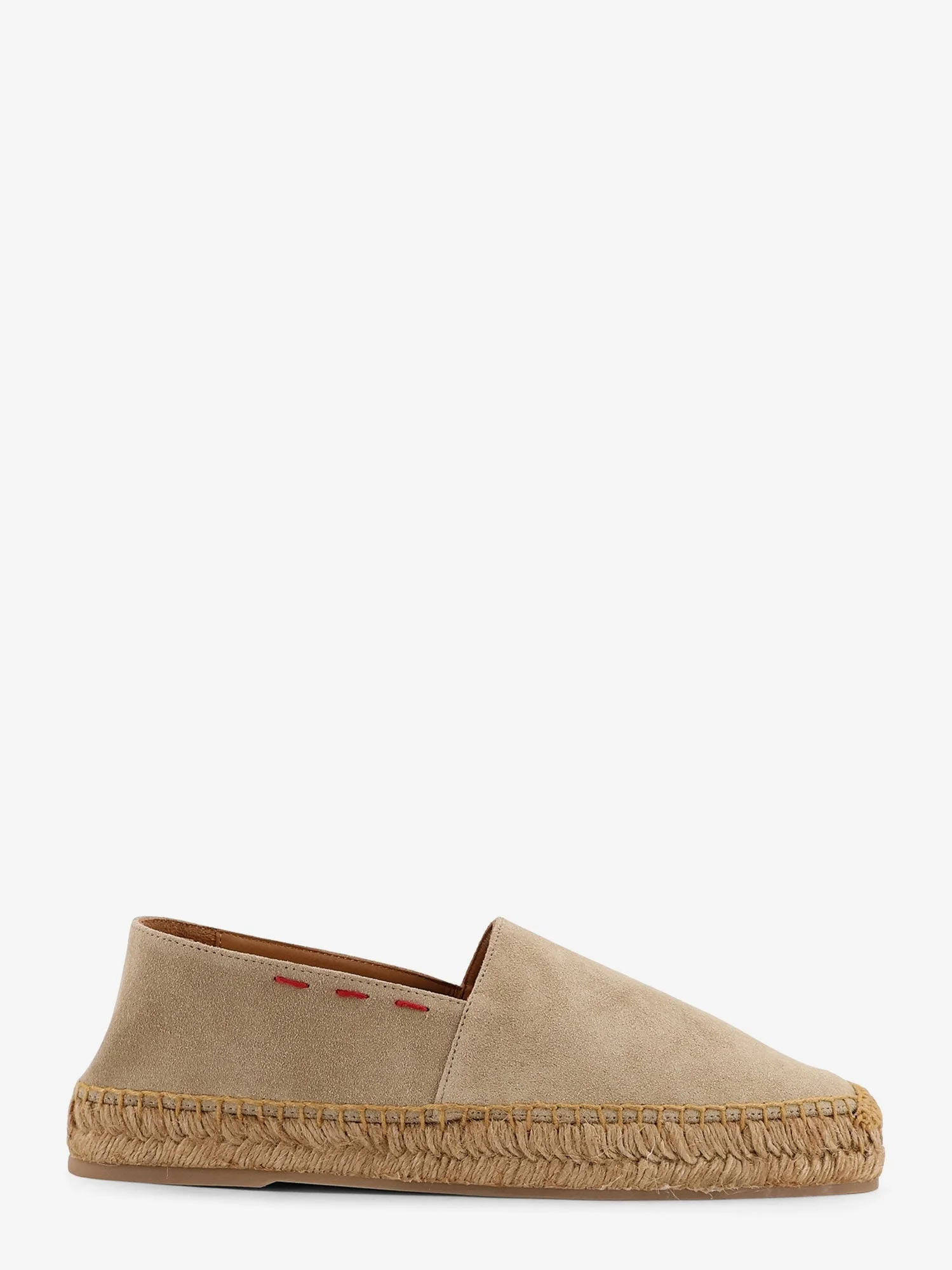 Kiton Ciro Paone Suede Espadrilles With Iconic Stitching - 1