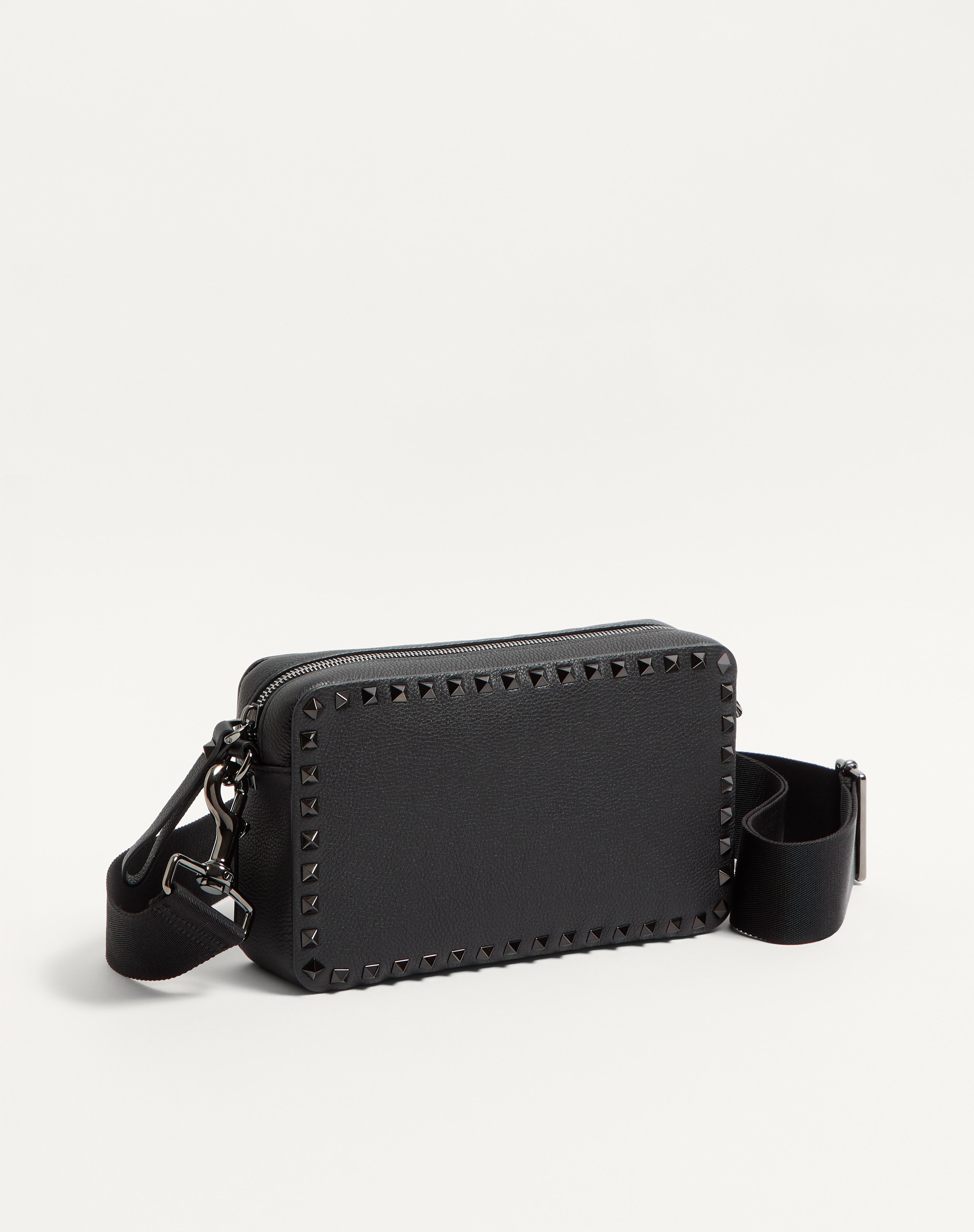 ROCKSTUD GRAINY CALFSKIN CROSSBODY BAG - 3