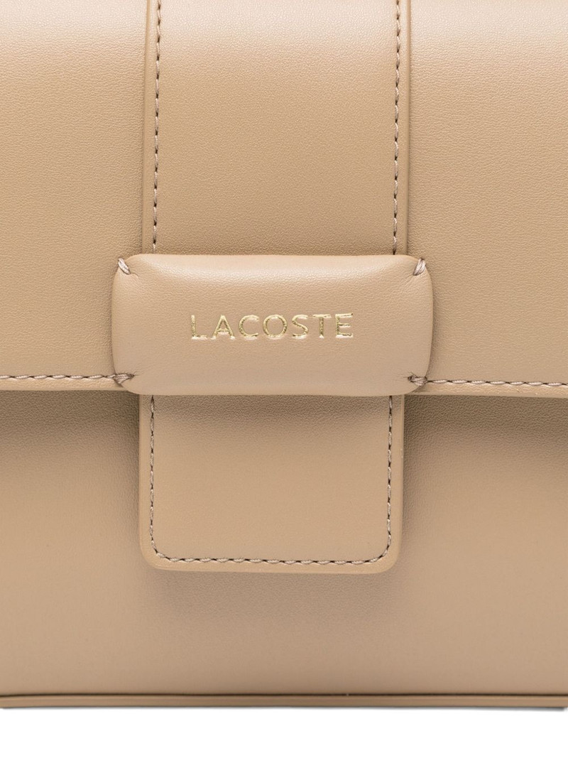 logo-appliqué flap bag 3