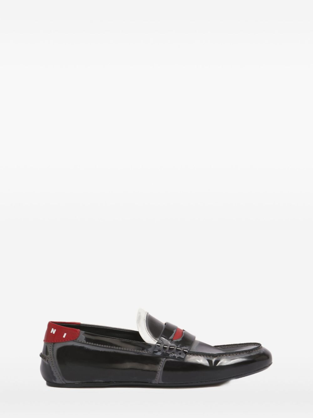 penny-strap leather loafers - 5