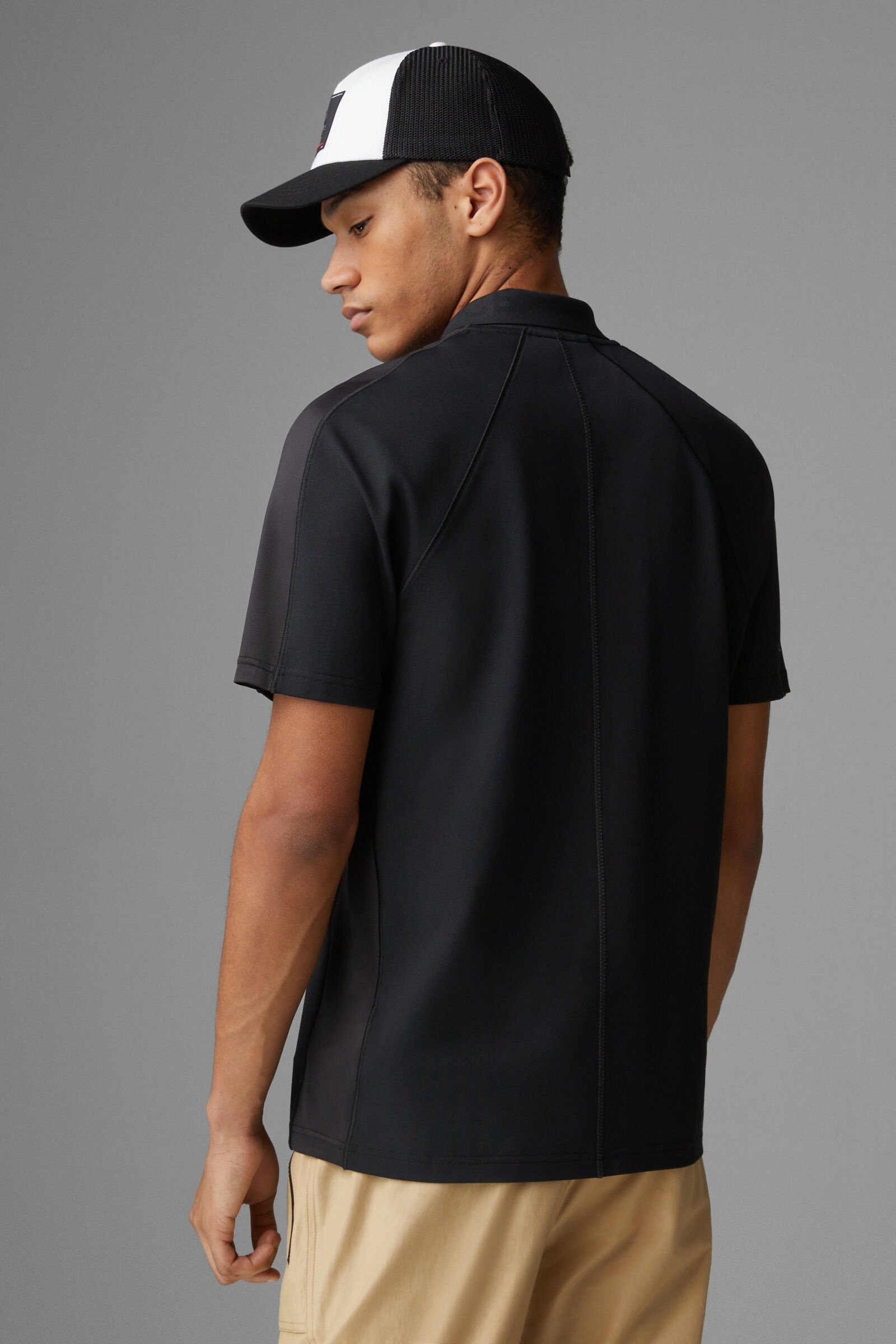 Molar Functional polo shirt in Black - 3