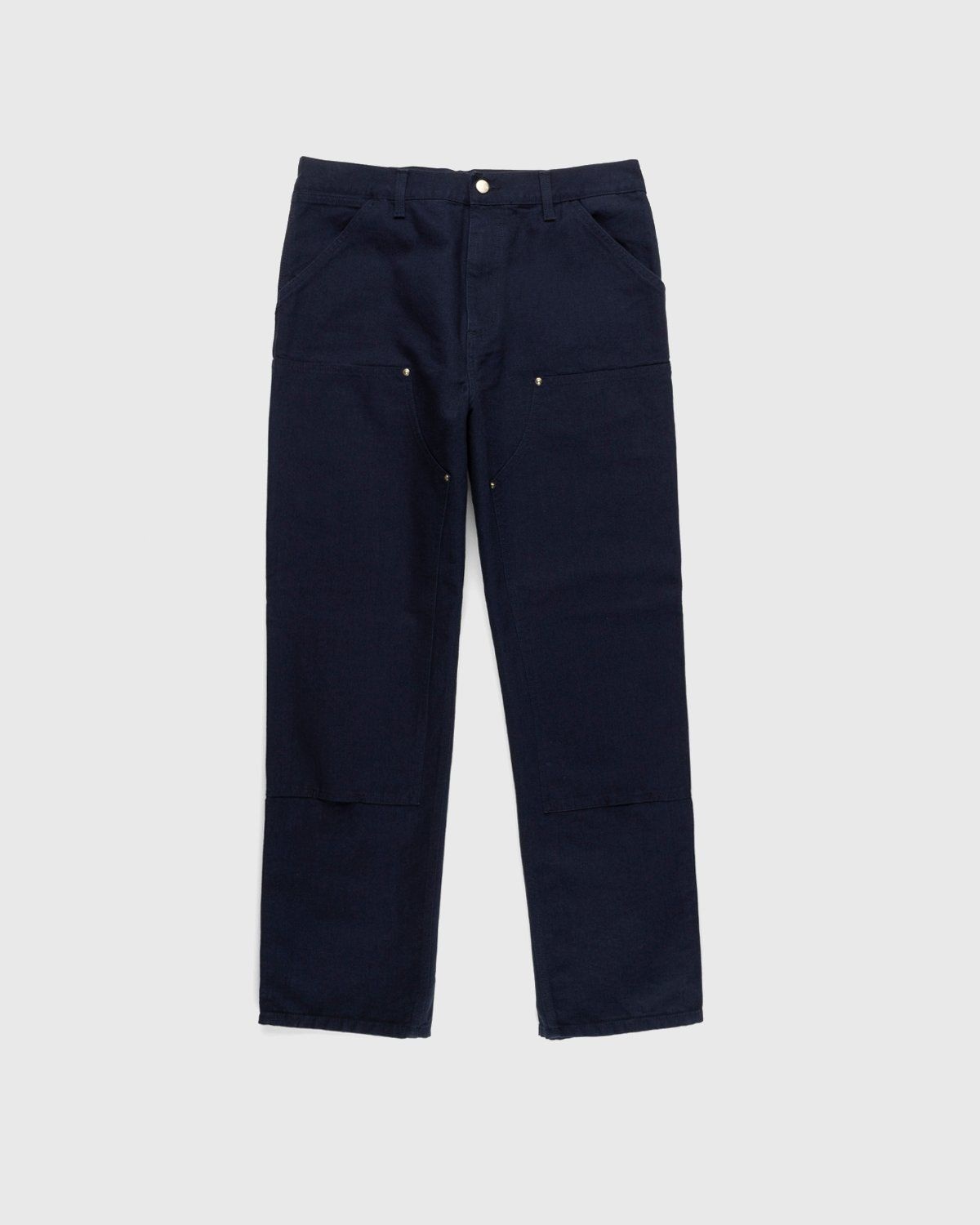 Carhartt WIP – Double Knee Pant Dark Navy Rinsed - 1