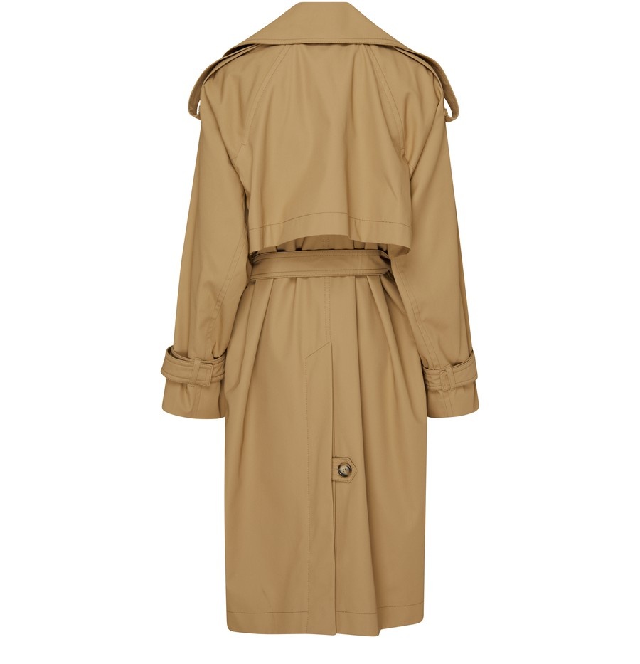 Sportmax double-breasted trench coat - Yellow