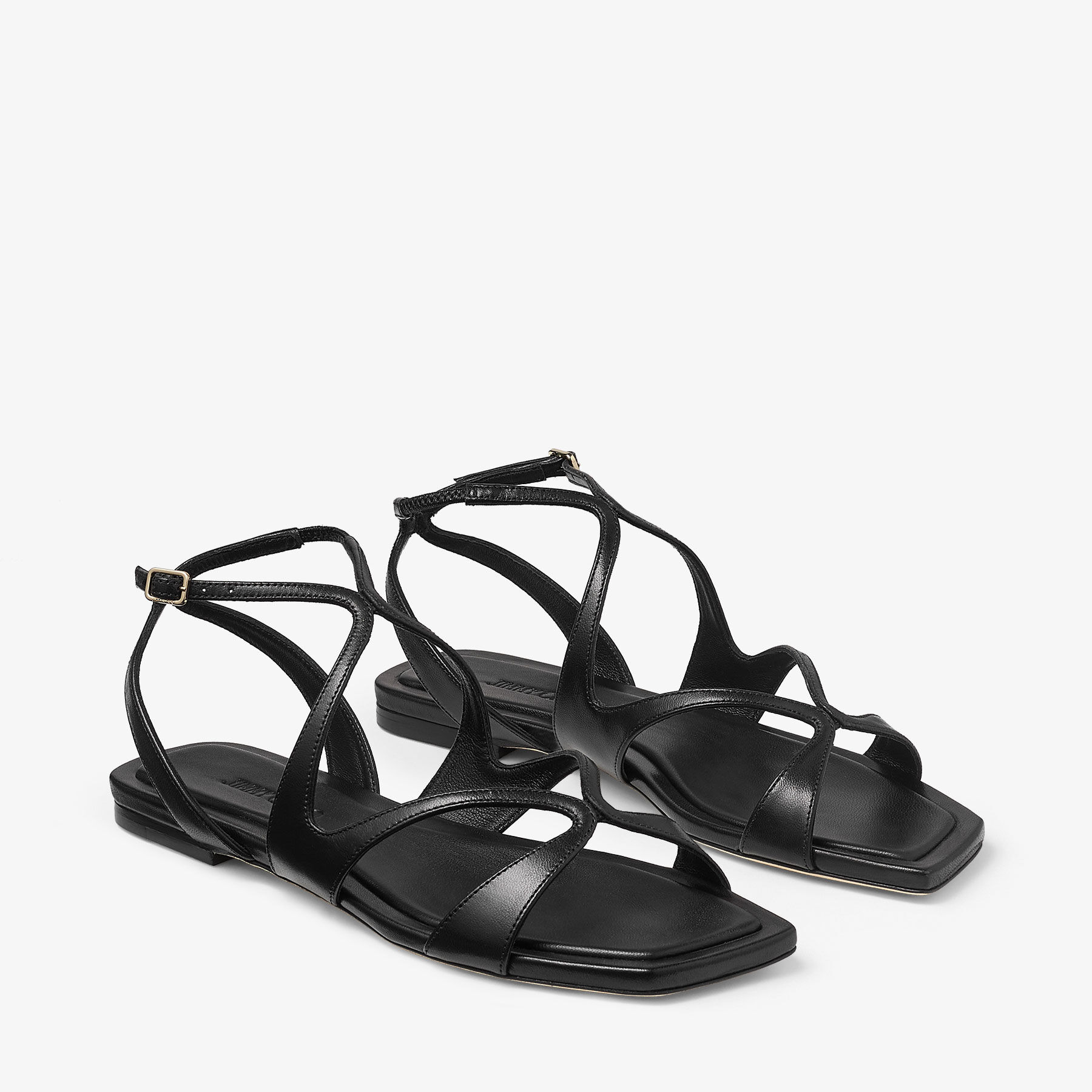 Ayla Flat
Black Nappa Leather Flats - 3