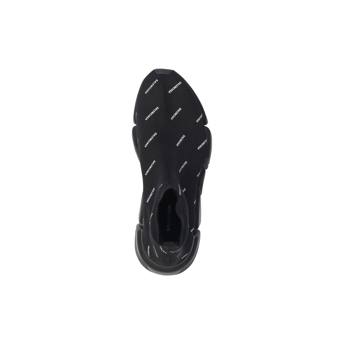 Men's Speed 2.0 Recycled Knit Sneaker in Black - 4