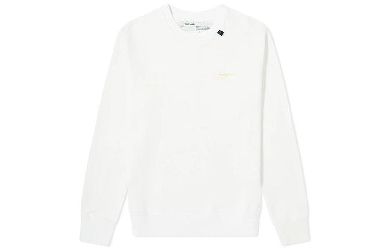 Off-White C/O Virgil Abloh Men'S White Acrylic Arrows Sweatshirt OMBA025F19E300100160 - 1