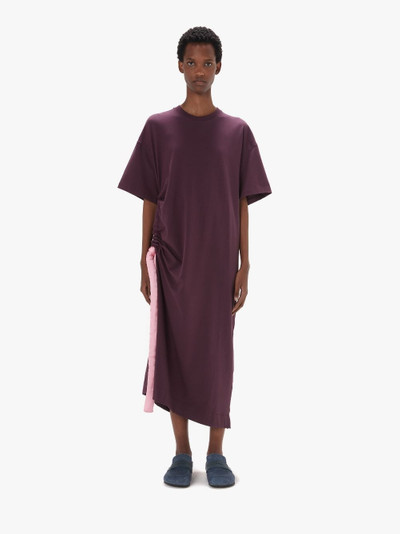 JW Anderson SATIN T-SHIRT DRESS outlook