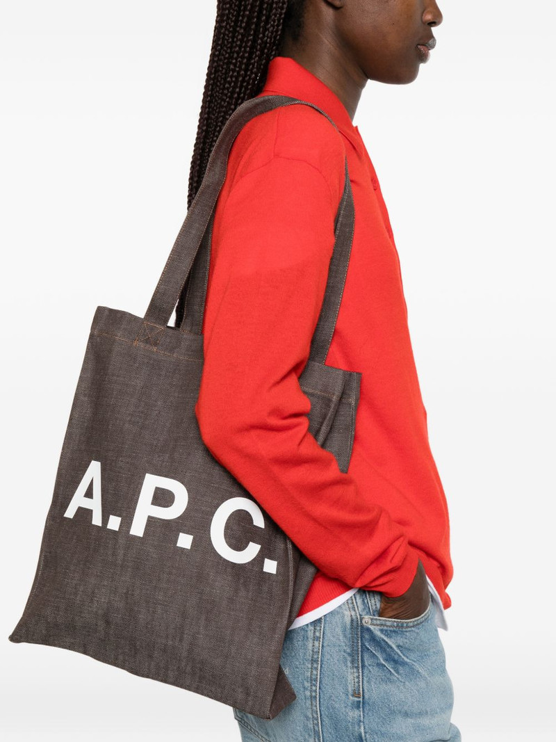 A.P.C. Lou logo tote bag outlook