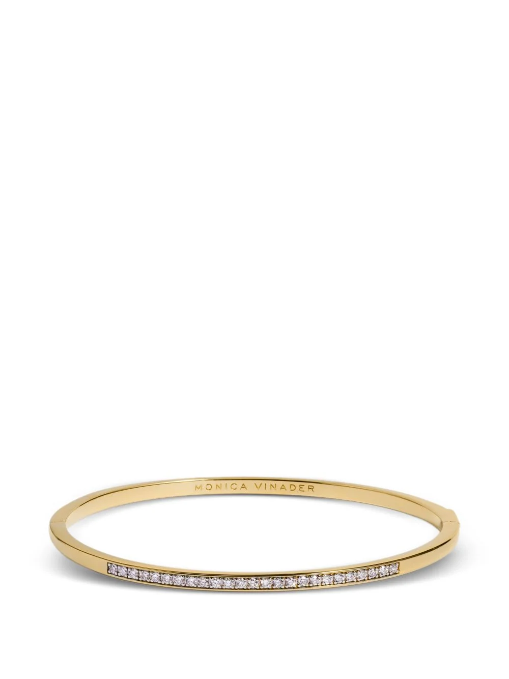 Essential diamond bangle bracelet - 1