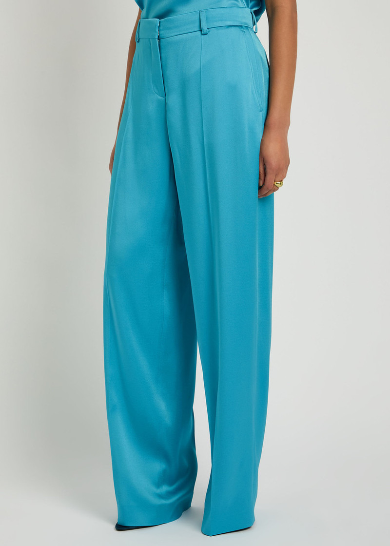 Stella McCartney Stella Mccartney Wide-leg Satin Trousers outlook