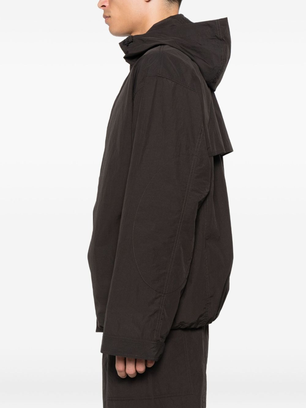 hooded windbreaker jacket - 3