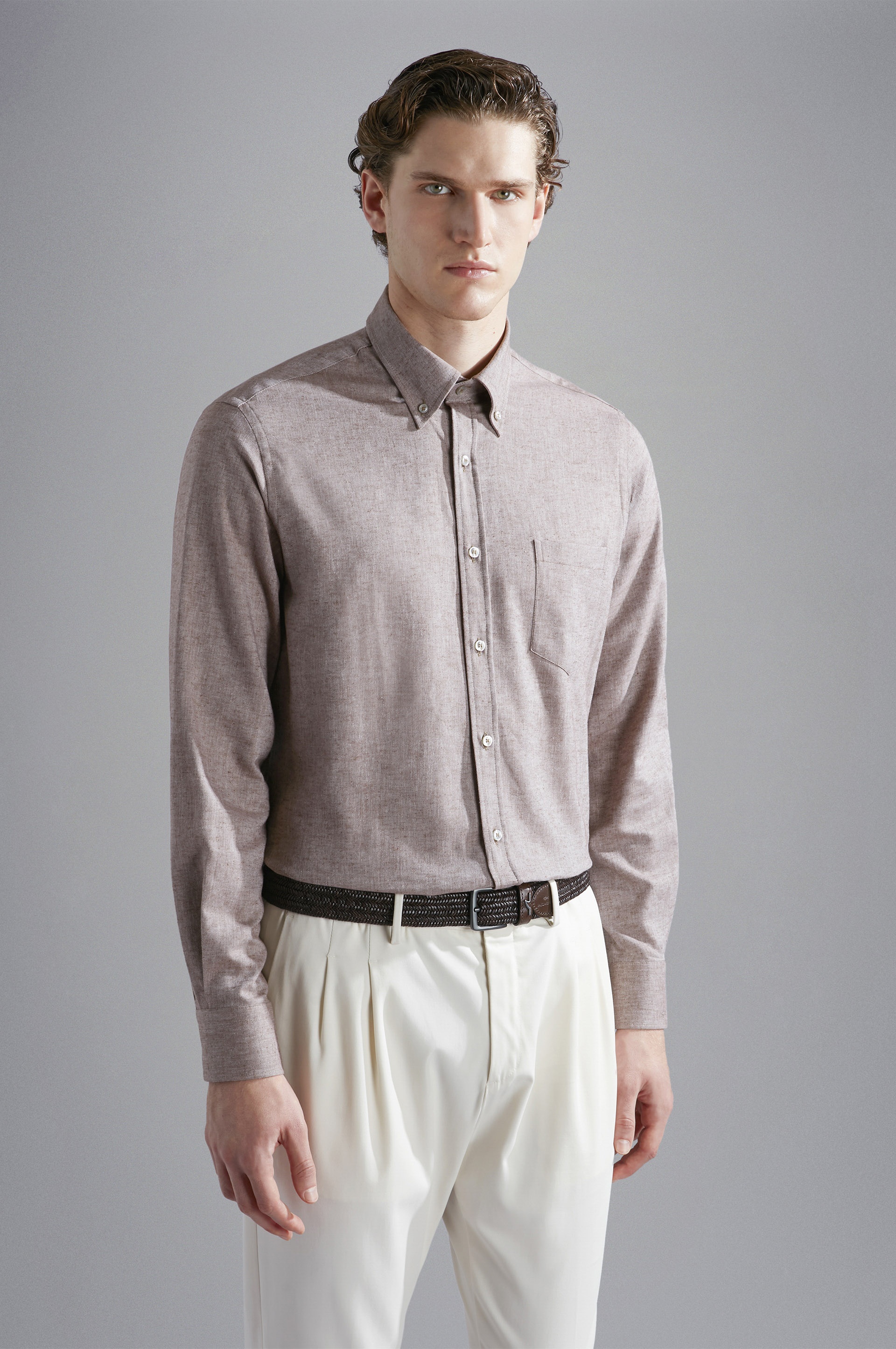 COTTON AND LINEN SHIRT - 6