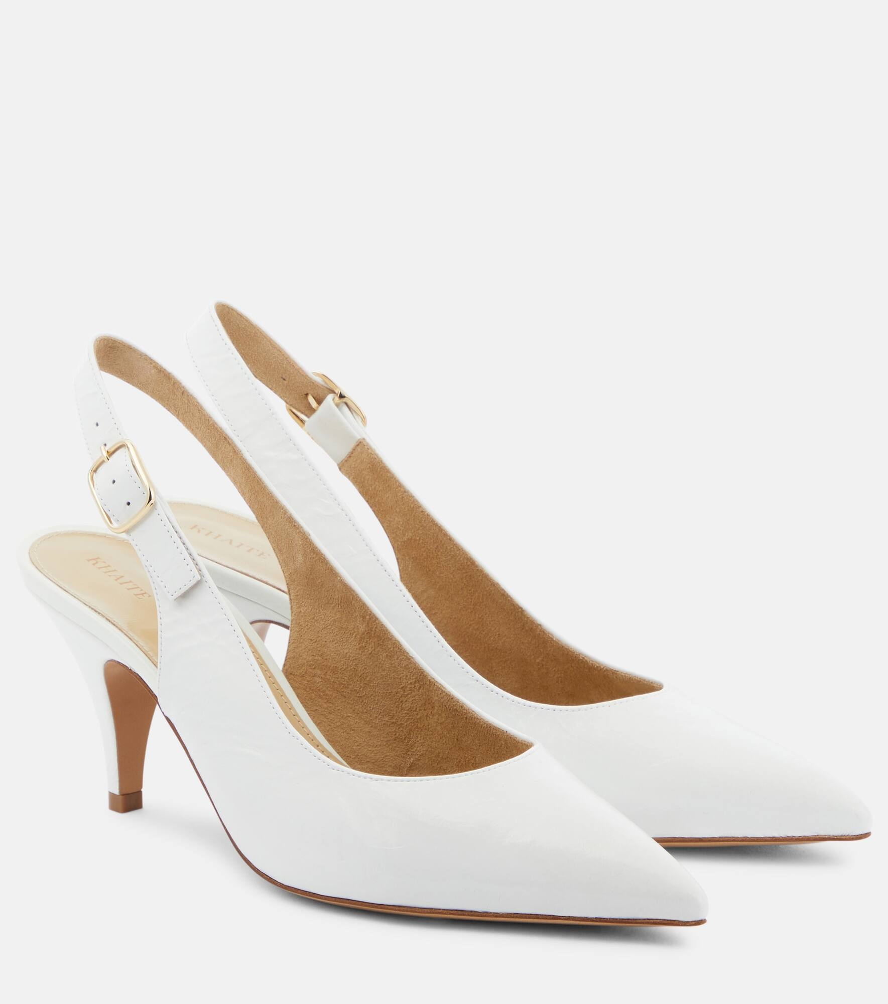 River leather slingback pumps - 1