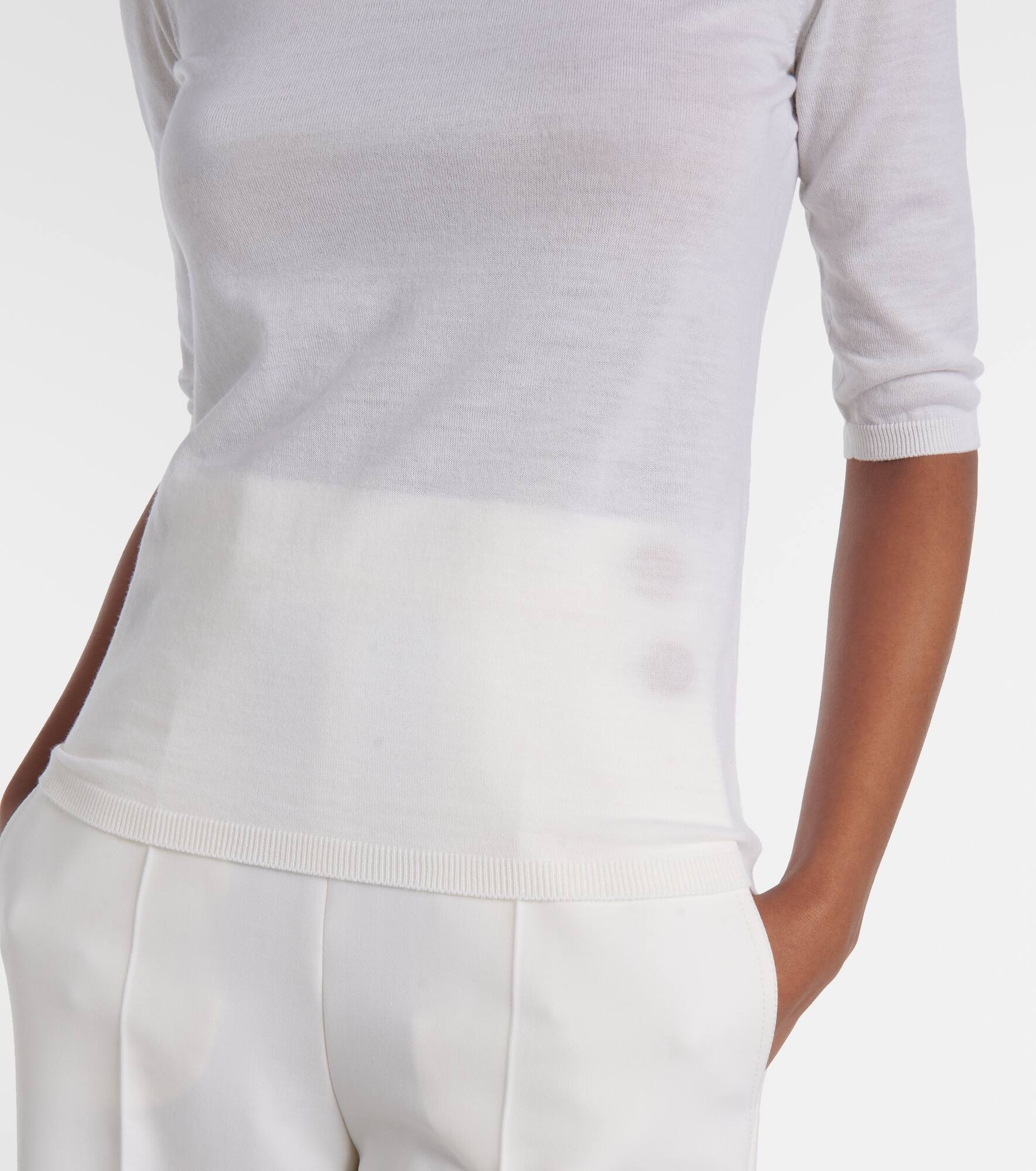 Cecina virgin wool turtleneck top - 5
