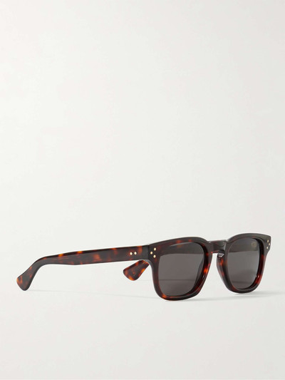 CUTLER AND GROSS Square-Frame Tortoiseshell Acetate Sunglasses outlook