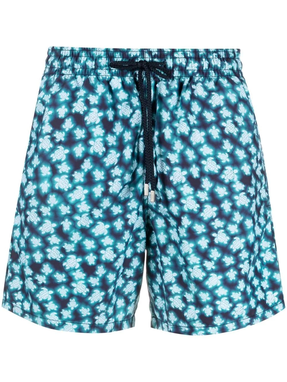 turtle-print swim shorts - 1