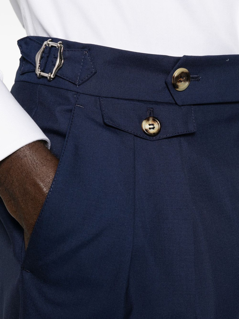 pleated buckle trousers 5