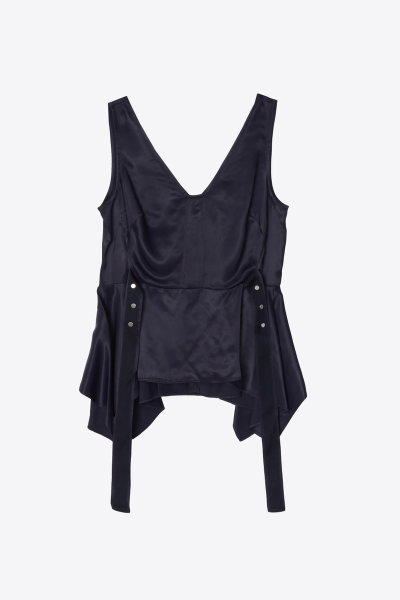 V-Neck Flounce Tank - 1