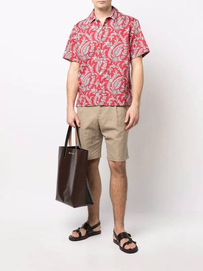 Etro paisley-print short-sleeve shirt outlook