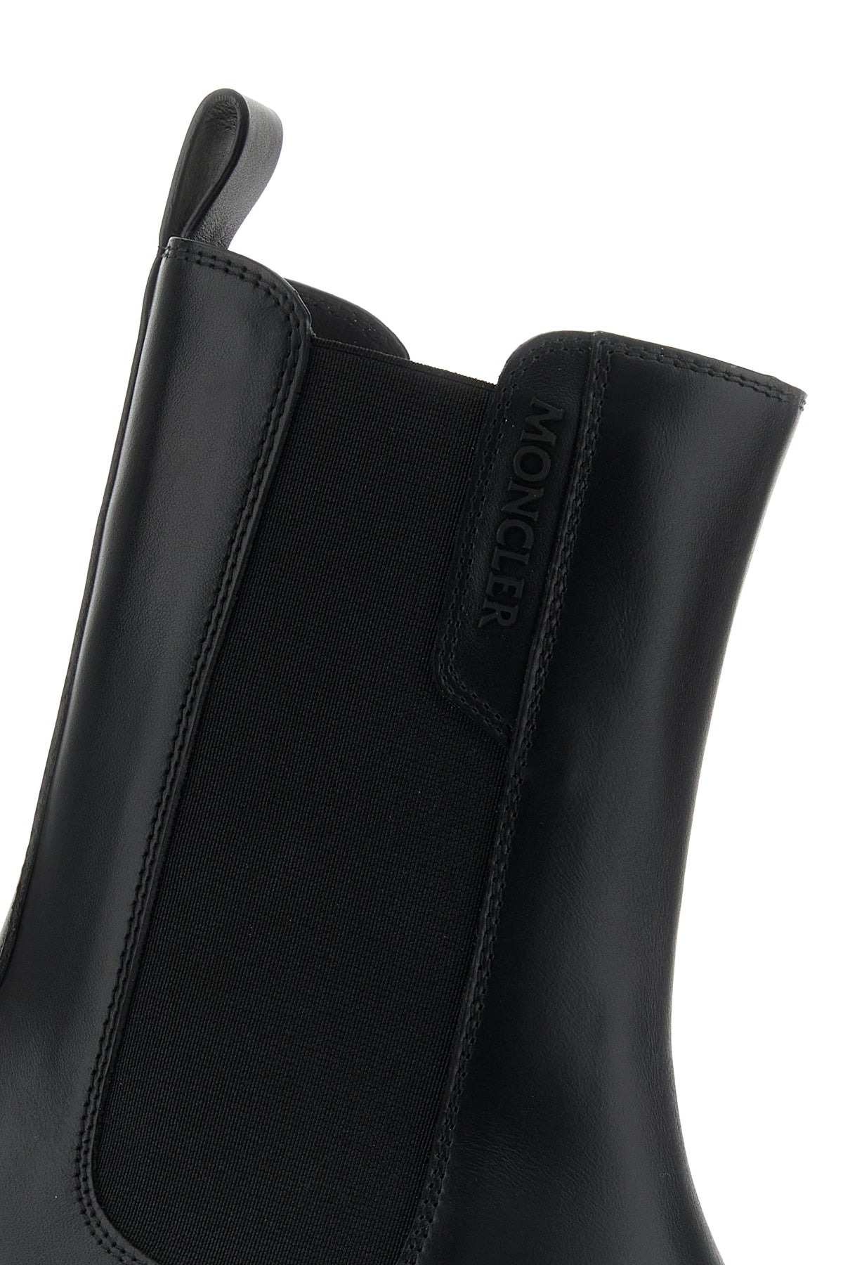 Black leather Aurea Chelsea ankle boots - 4