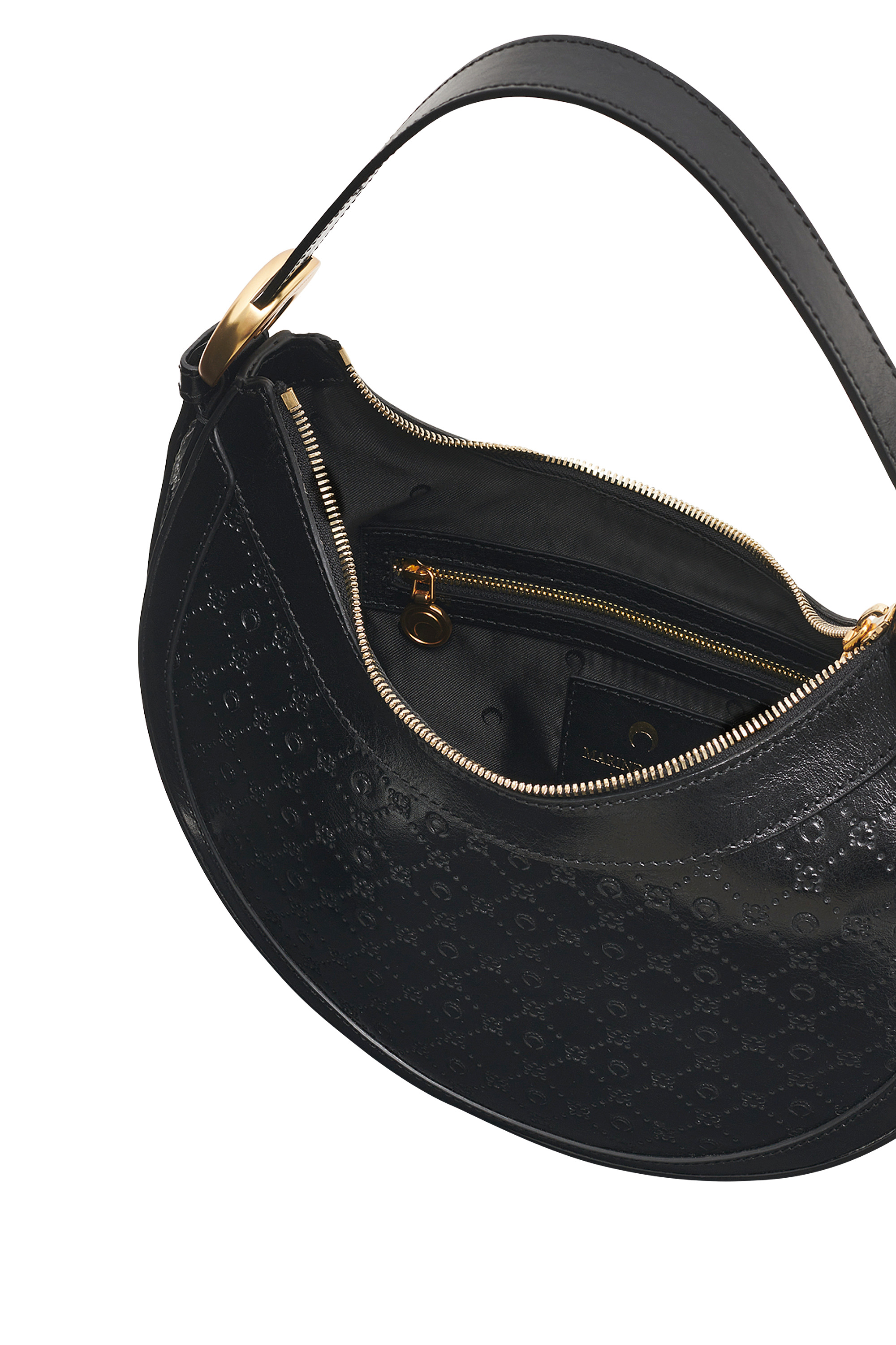 Moonogram Embossed Leather Eclips - 3