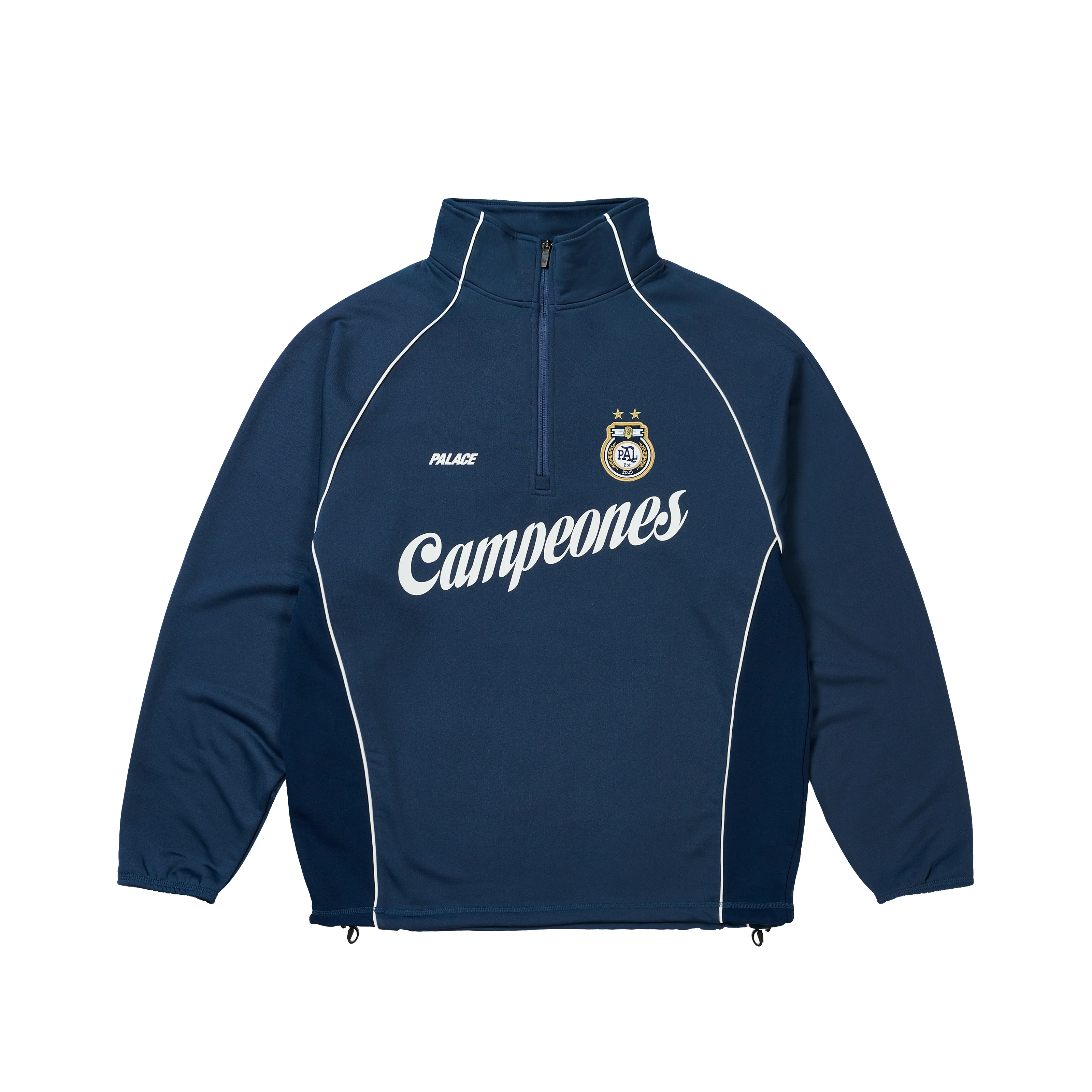 COPA 1/4 ZIP TECHY FLEECE NAVY - 1