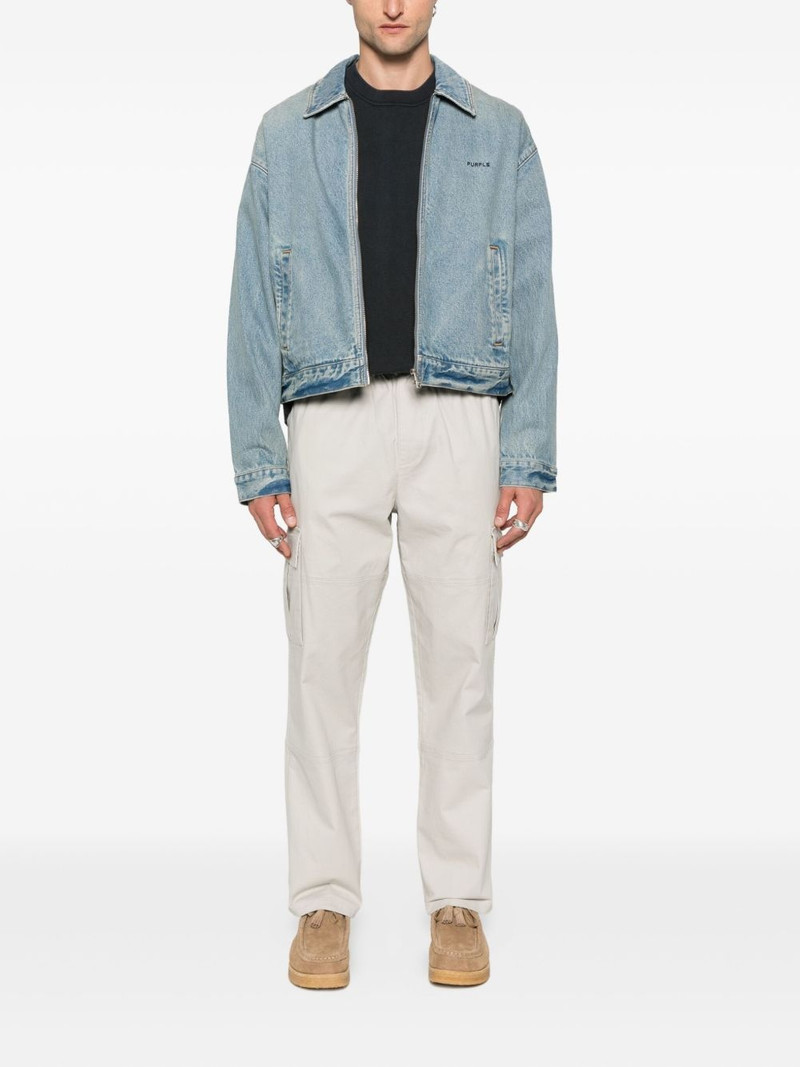 REPRESENT elasticated-waist cargo trousers outlook