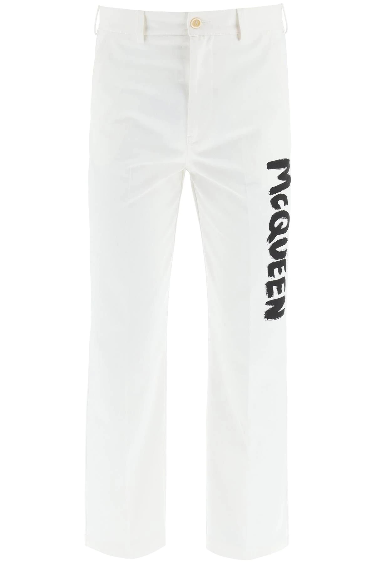 MCQUEEN GRAFFITI TROUSERS - 1