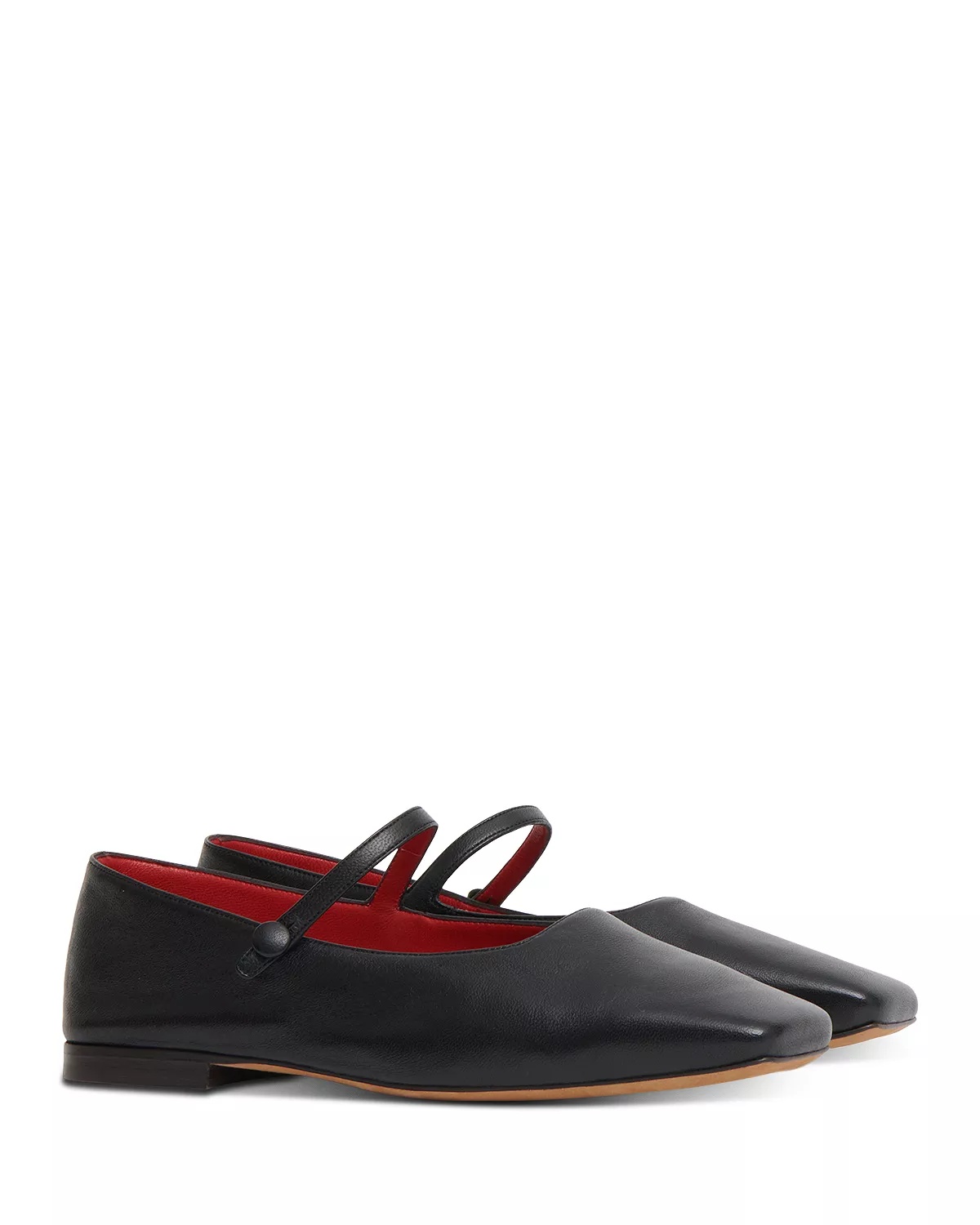 Women's Square Toe Mary Jane Flats - 1