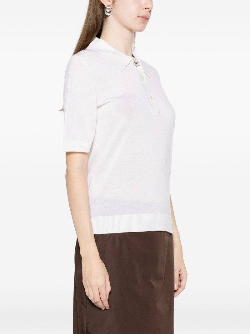 embellished-button polo top 3