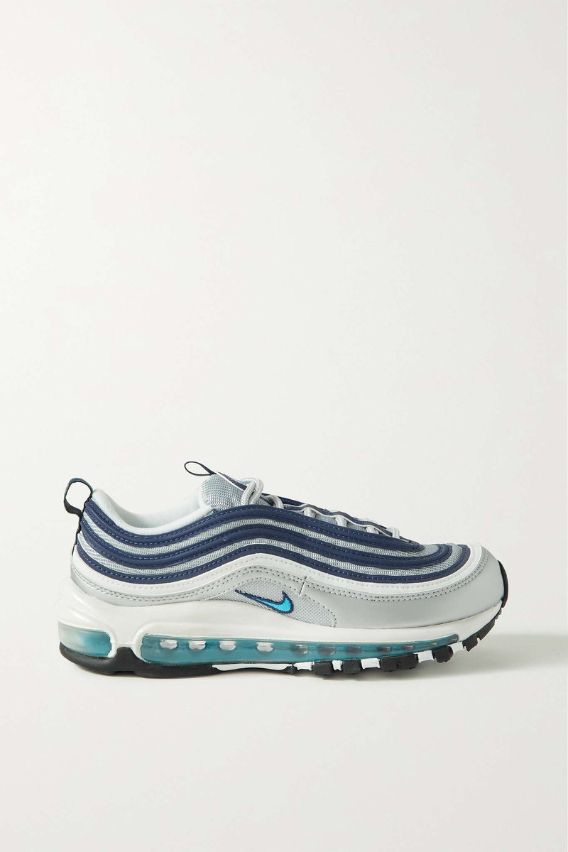 Air Max 97 nubuck and metallic mesh sneakers - 1
