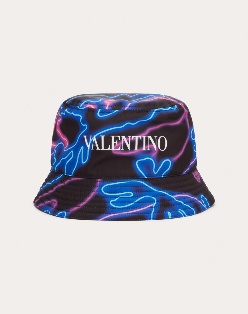 NEON CAMOU BUCKET HAT - 1