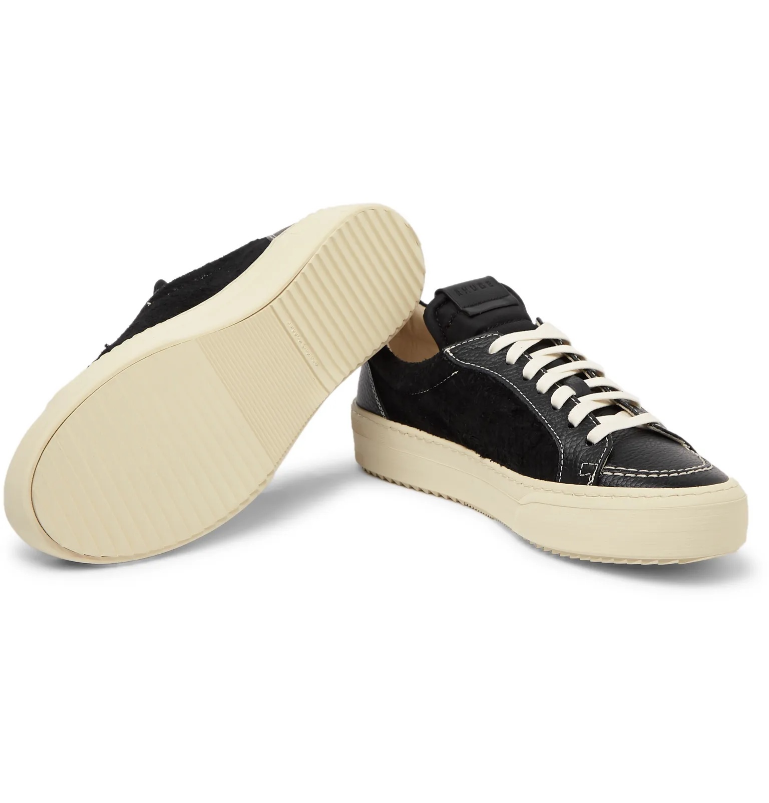 V1 Leather and Suede Sneakers - 3