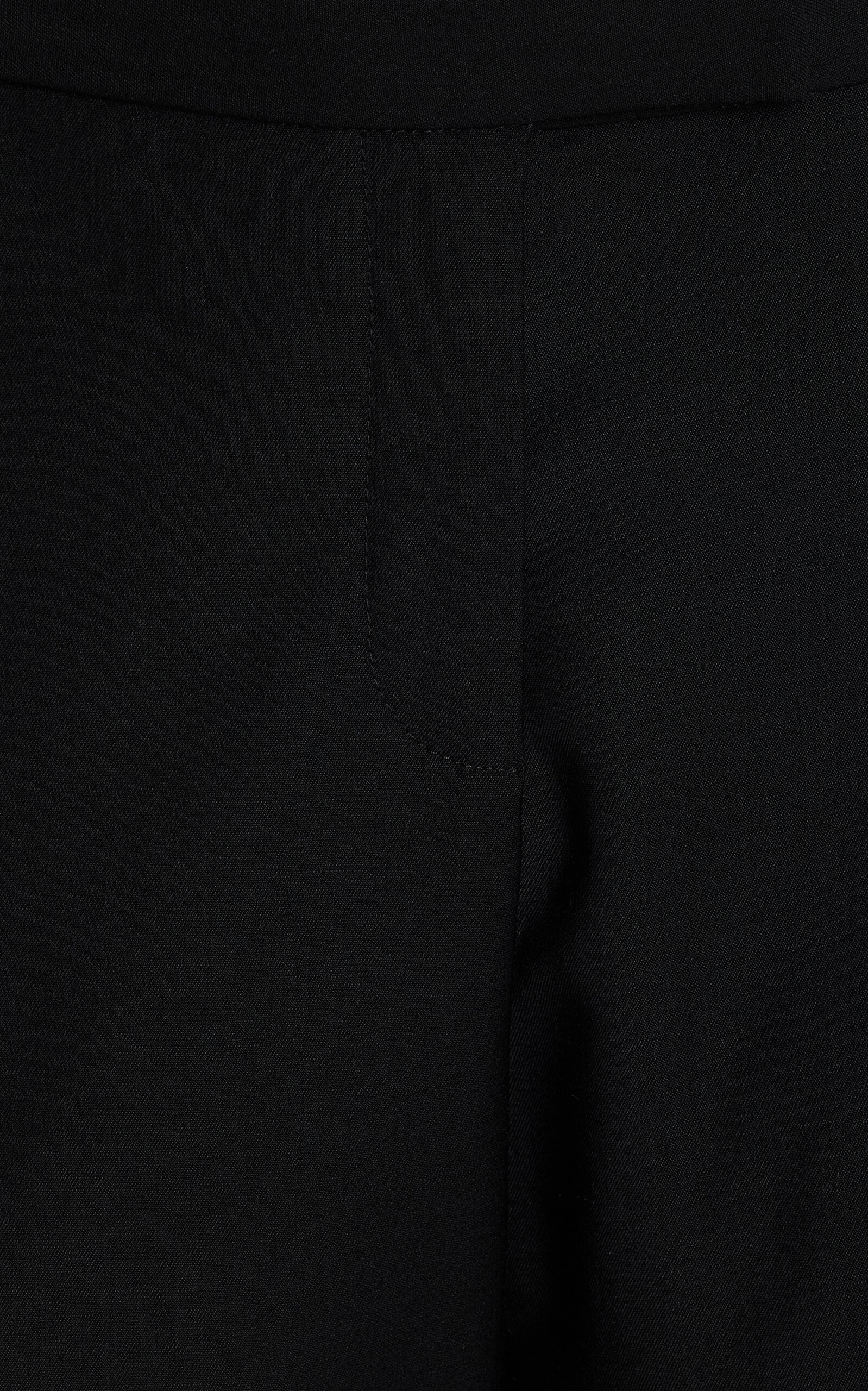 Tie-Detailed Stretch-Crepe Capri Pants black - 6