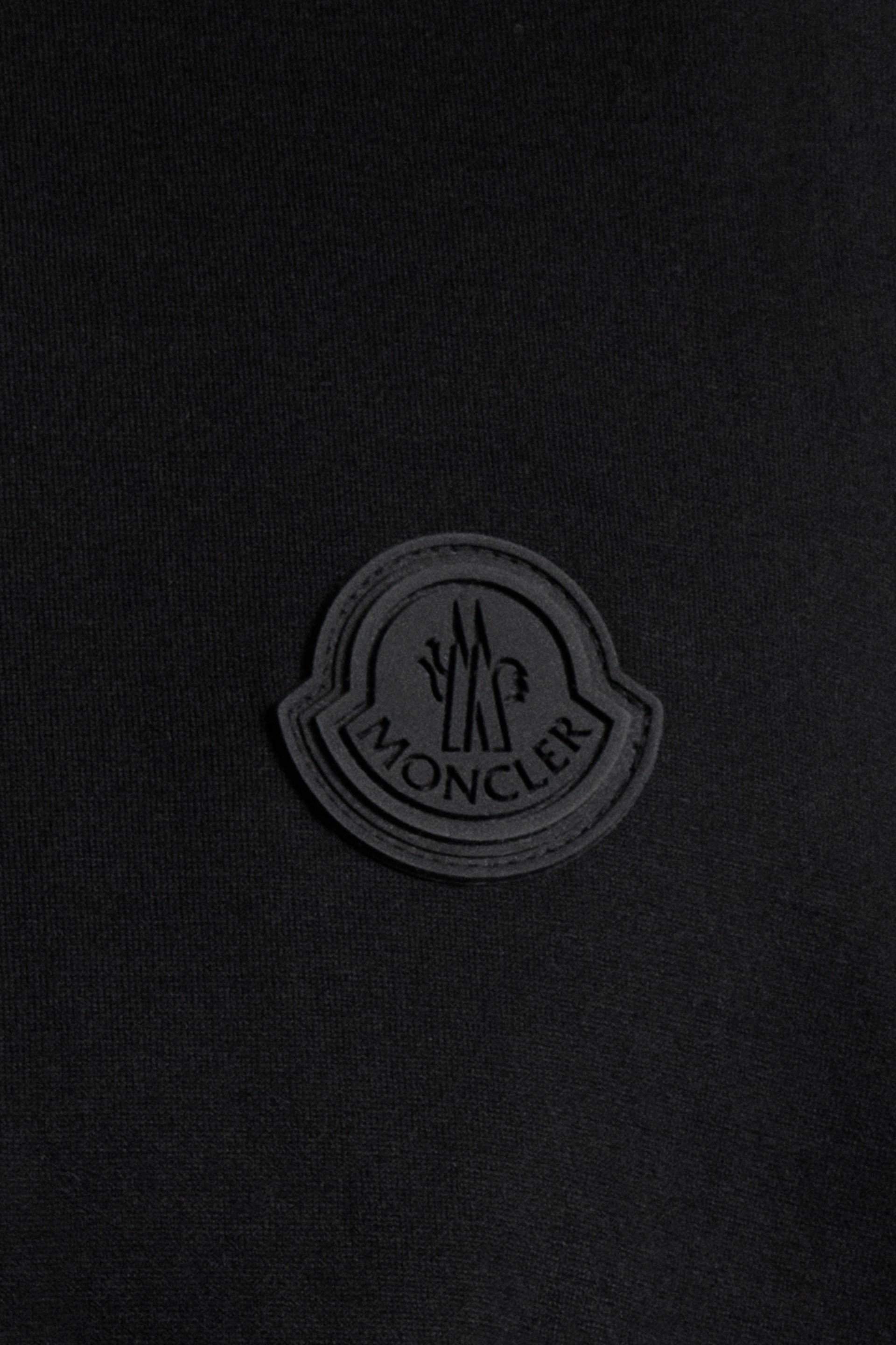 Vertical Back Logo Cotton T-Shirt - 4