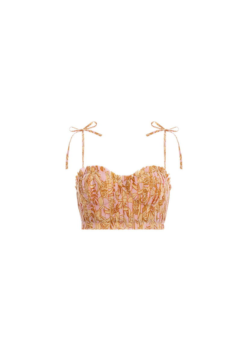 Moringa Vuelo Atardecer Cropped Top 1