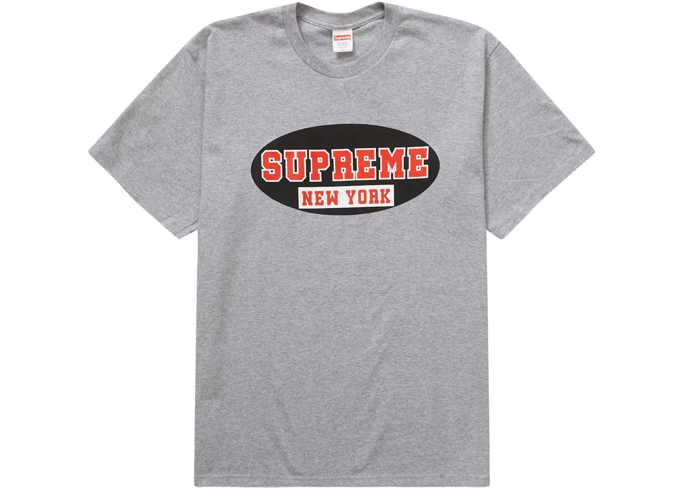 Supreme New York Tee Heather Grey - 1