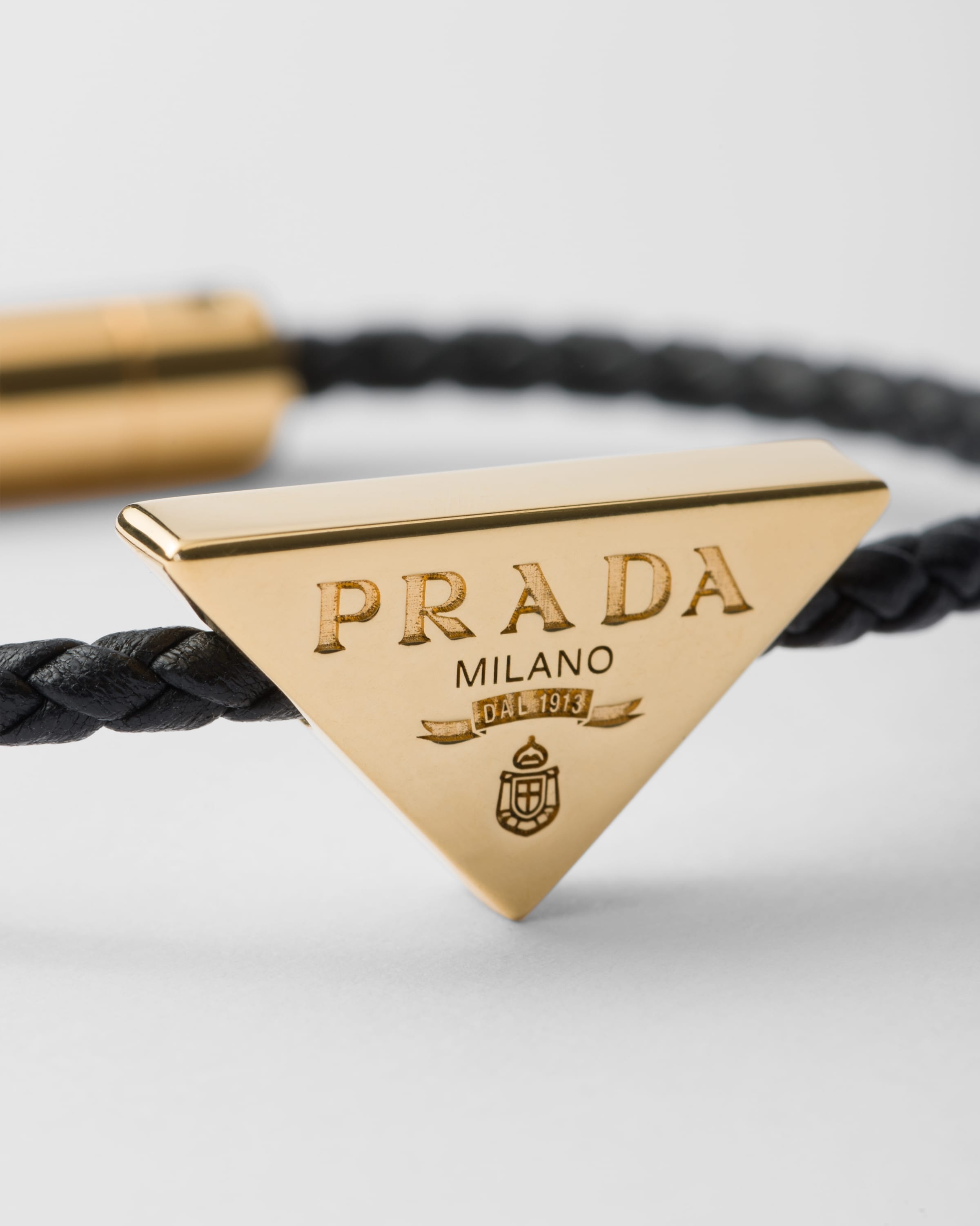 Braided nappa leather bracelet - 2