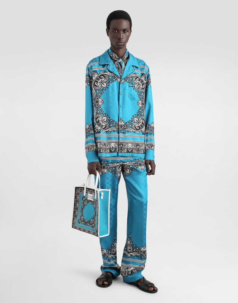 Dolce & Gabbana Silk shirt with bandanna print outlook