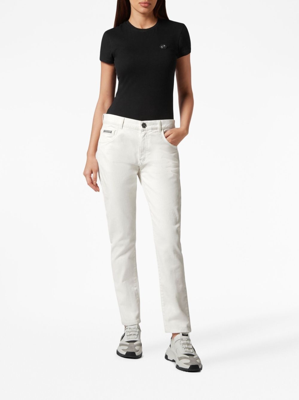 straight-leg denim trousers - 2