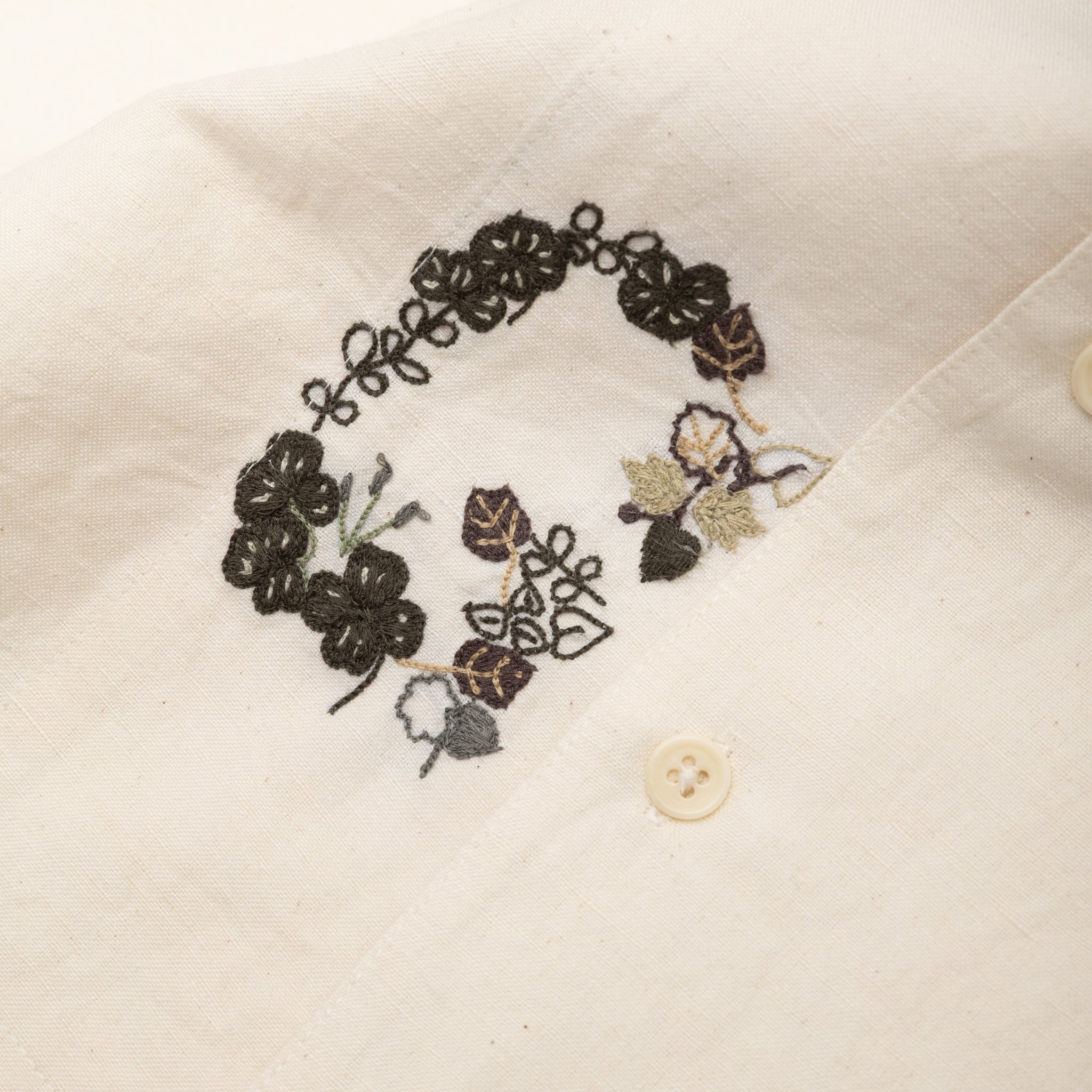 GREETINGS S/S SHIRT "CLOVER EMBROIDERY" - 4