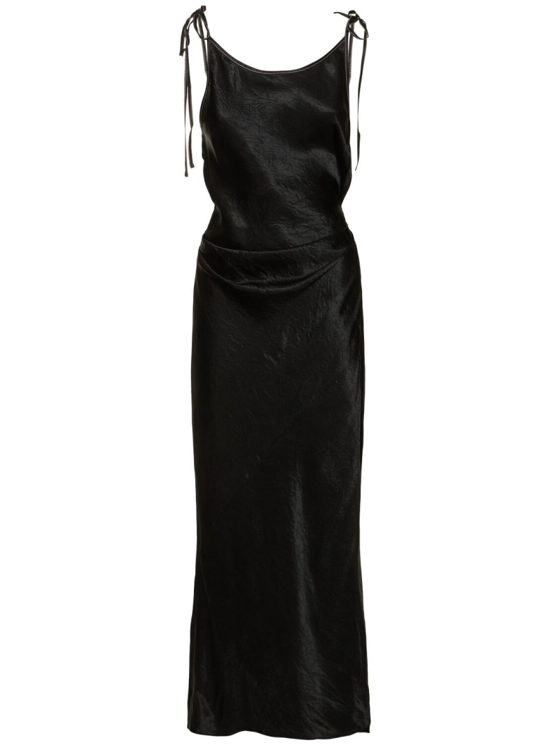 Dayla satin midi dress - 1