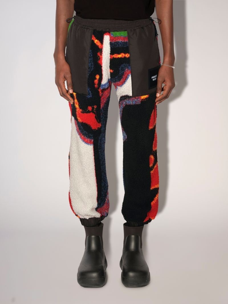 TEDDY JACQUARD SWEATPANTS - 3